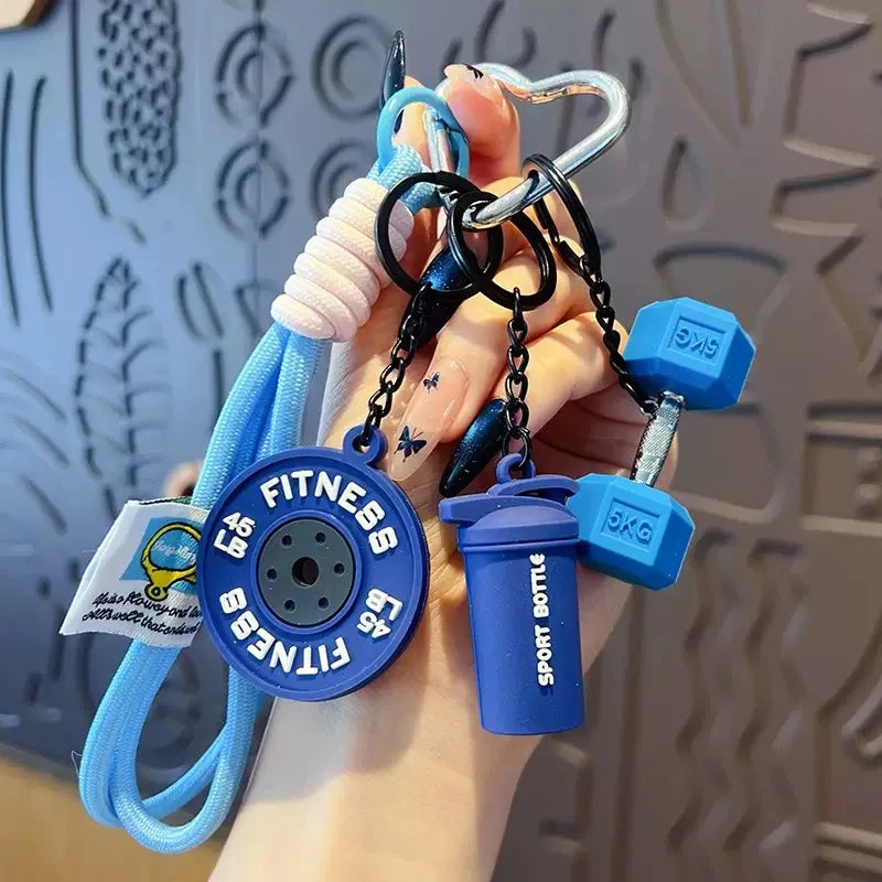 Fitness Keychain Fitness Enthusiasts High-end Gifts Sports Enthusiasts Fitness Bag Kettle Accessories Bag Hanging Gifts.