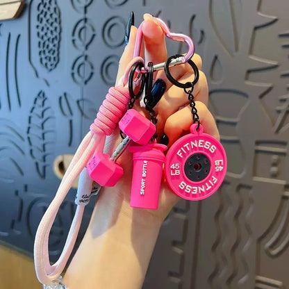 Fitness Keychain Fitness Enthusiasts High-end Gifts Sports Enthusiasts Fitness Bag Kettle Accessories Bag Hanging Gifts.