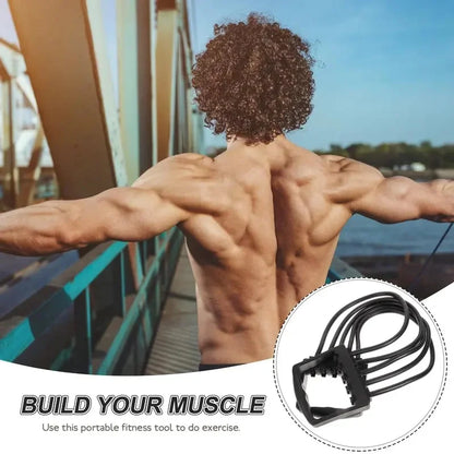 Fitness Resistance Bands Handle, Sit‑Up Elastic Training Band Rope, Muscle Exercise Fitness Equipment