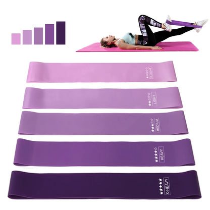Fitness Elastic Resistance Bands Home Pilates Gym yoga resistance Bands Stretching Training Crossfit Sport Workout Equipment