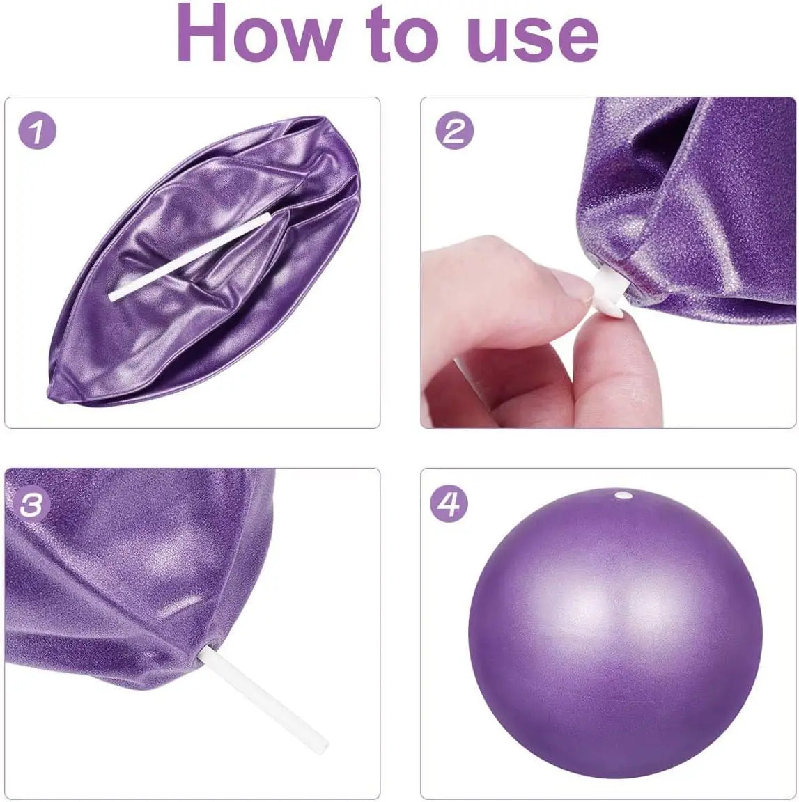 25cm Pilates Ball Explosion Proof Yoga Core Ball Indoor Balance Fitness Ball Pilates Yoga Fitness Equipment