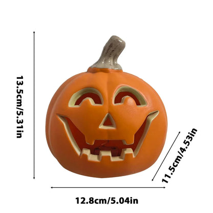 Halloween Decorative Pumpkin Props Lantern Decor Creative Pumpkin Led Lamp Home Decoration Props Accessories Without Battery