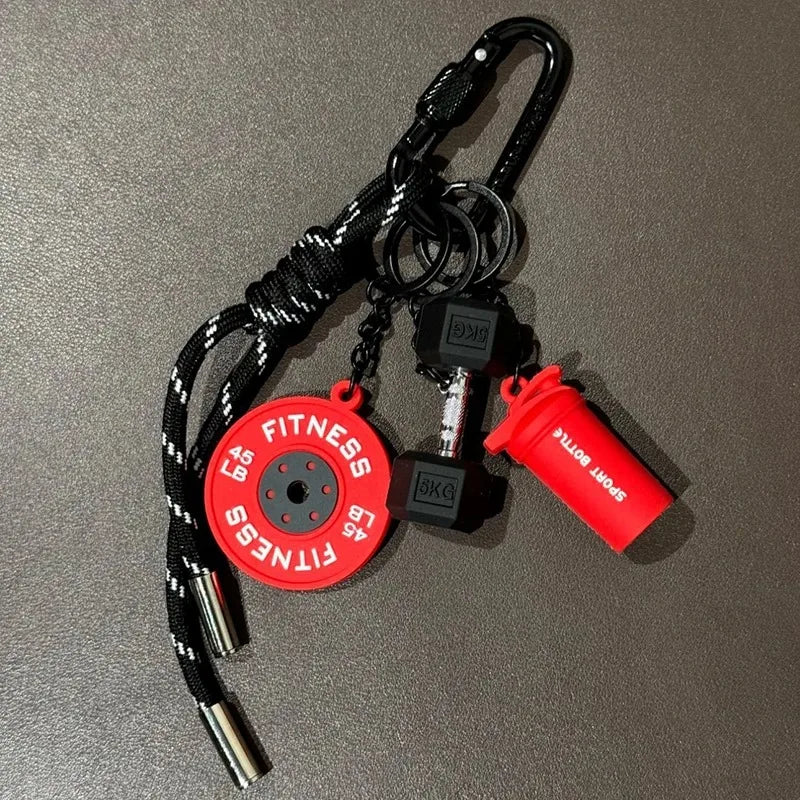 Fitness Keychain Fitness Enthusiasts High-end Gifts Sports Enthusiasts Fitness Bag Kettle Accessories Bag Hanging Gifts.