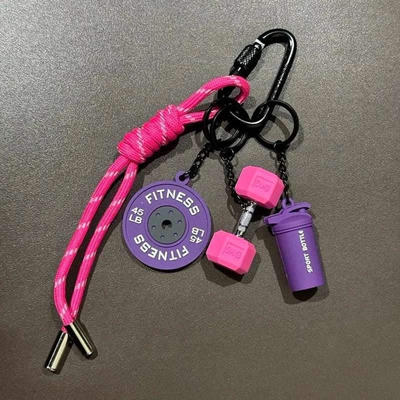 Fitness Keychain Fitness Enthusiasts High-end Gifts Sports Enthusiasts Fitness Bag Kettle Accessories Bag Hanging Gifts.