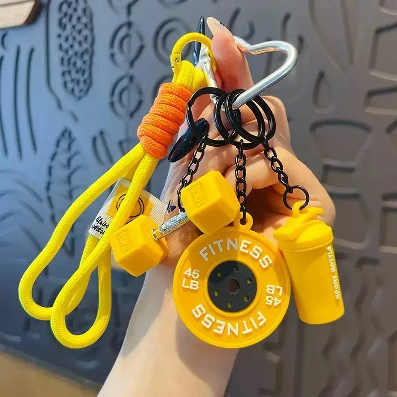 Fitness Keychain Fitness Enthusiasts High-end Gifts Sports Enthusiasts Fitness Bag Kettle Accessories Bag Hanging Gifts.