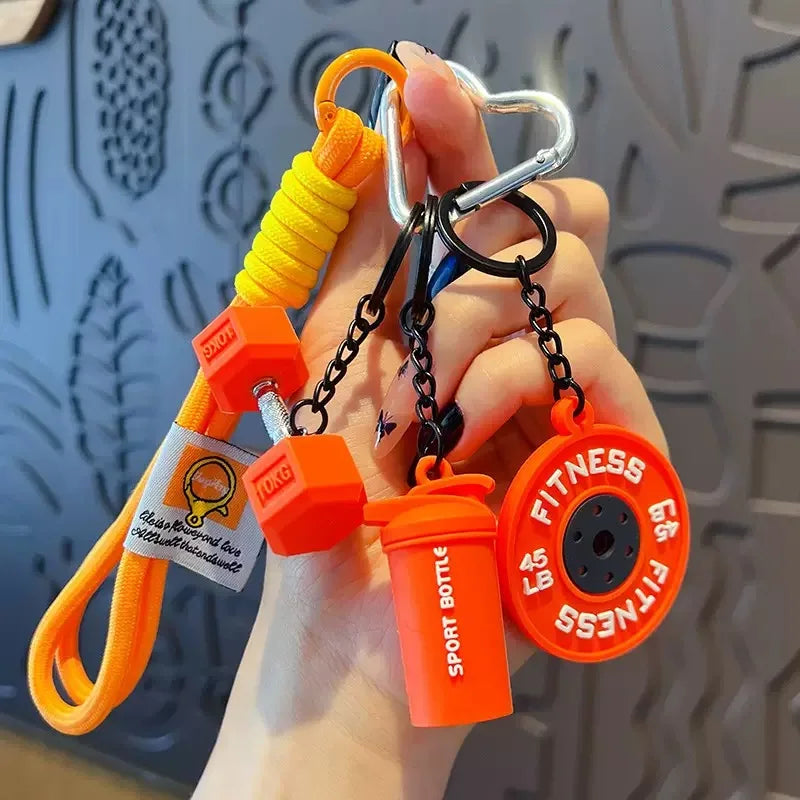 Fitness Keychain Fitness Enthusiasts High-end Gifts Sports Enthusiasts Fitness Bag Kettle Accessories Bag Hanging Gifts.