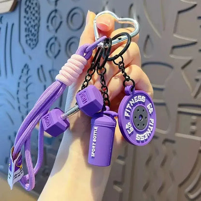 Fitness Keychain Fitness Enthusiasts High-end Gifts Sports Enthusiasts Fitness Bag Kettle Accessories Bag Hanging Gifts.
