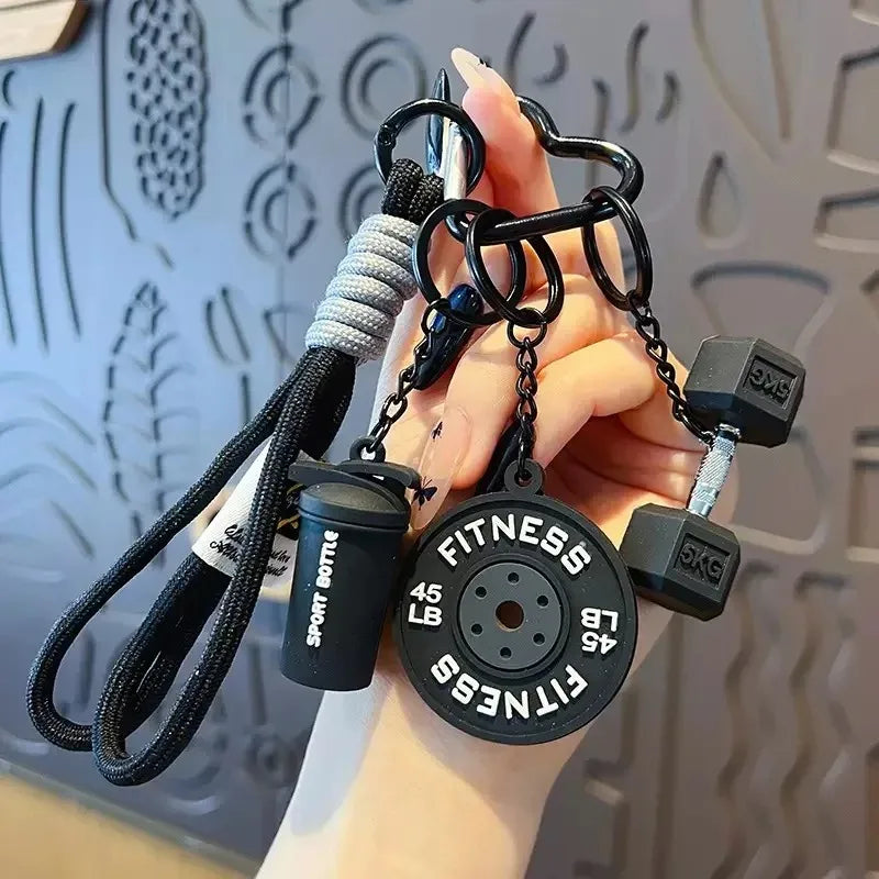 Fitness Keychain Fitness Enthusiasts High-end Gifts Sports Enthusiasts Fitness Bag Kettle Accessories Bag Hanging Gifts.