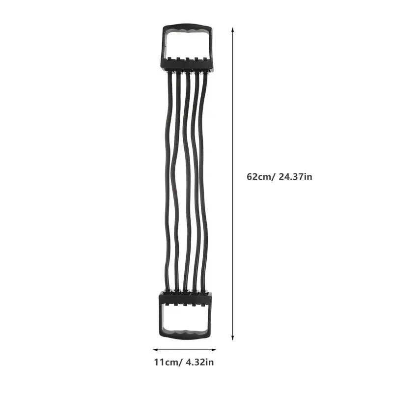 Fitness Resistance Bands Handle, Sit‑Up Elastic Training Band Rope, Muscle Exercise Fitness Equipment