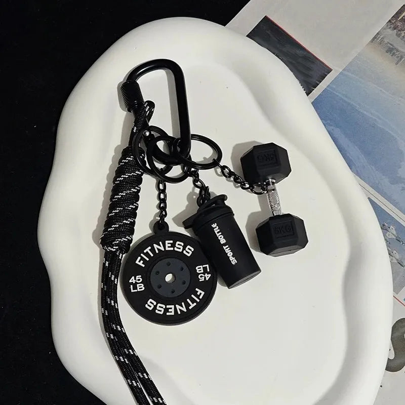 Fitness Keychain Fitness Enthusiasts High-end Gifts Sports Enthusiasts Fitness Bag Kettle Accessories Bag Hanging Gifts.