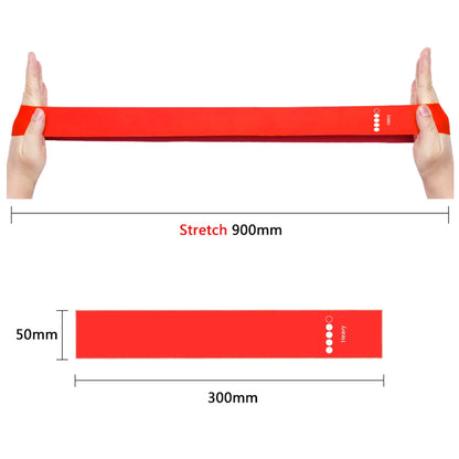 Yoga Sport Exercise Elastic Fitness Bands Ideal For Home 5 Different Levels Resistance Bands Pilates Crossfit Workout Equipment
